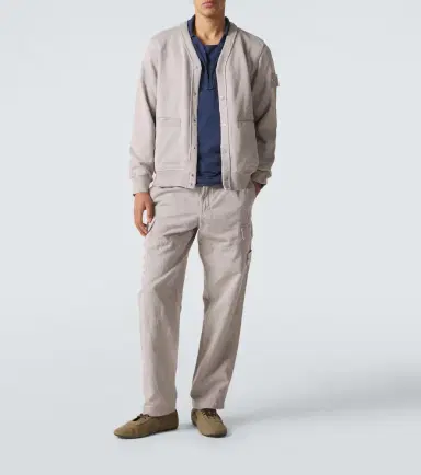Stone Island Cotton and linen canvas cargo pants | Thumbnail 5 Stone Island Cotton and linen canvas cargo pants | Thumbnail 5