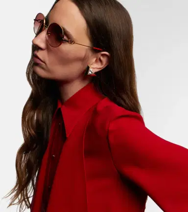 Valentino VLogo round sunglasses | Thumbnail 2 Valentino VLogo round sunglasses | Thumbnail 2