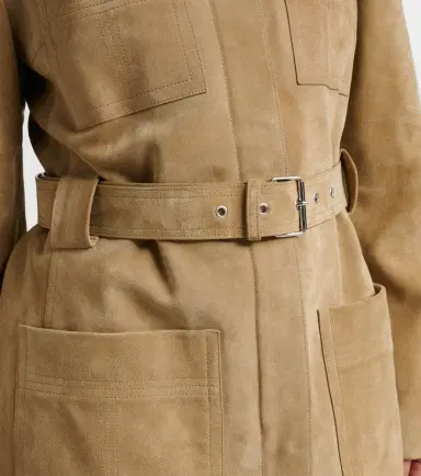 Tory Burch Belted suede jacket | Thumbnail 2 Tory Burch Belted suede jacket | Thumbnail 2