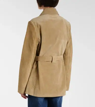 Tory Burch Belted suede jacket | Thumbnail 3 Tory Burch Belted suede jacket | Thumbnail 3