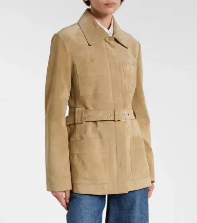 Tory Burch Belted suede jacket | Thumbnail 5 Tory Burch Belted suede jacket | Thumbnail 5
