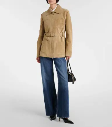 Tory Burch Belted suede jacket | Thumbnail 6 Tory Burch Belted suede jacket | Thumbnail 6