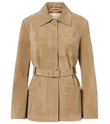 Tory Burch Belted suede jacket | Thumbnail 1 Tory Burch Belted suede jacket | Thumbnail 1
