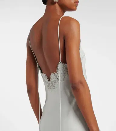 RÓHE Róhe Lace-trimmed silk slip dress | Thumbnail 3 RÓHE Róhe Lace-trimmed silk slip dress | Thumbnail 3