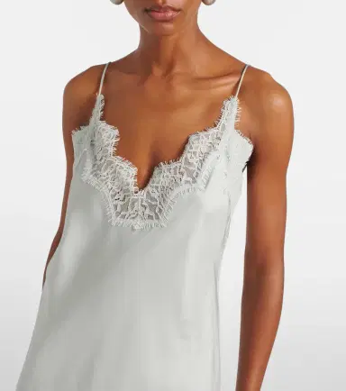 RÓHE Róhe Lace-trimmed silk slip dress | Thumbnail 4 RÓHE Róhe Lace-trimmed silk slip dress | Thumbnail 4