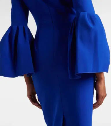 Roksanda Margot crêpe midi dress | Thumbnail 3 Roksanda Margot crêpe midi dress | Thumbnail 3