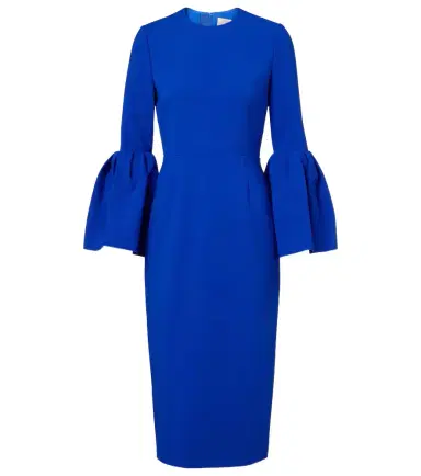 Roksanda Margot crêpe midi dress | Thumbnail 1 Roksanda Margot crêpe midi dress | Thumbnail 1