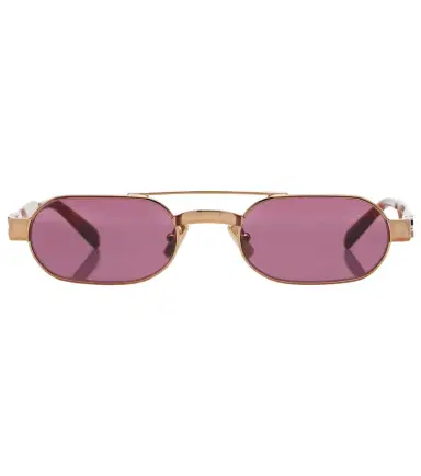 Miu Miu Logo oval sunglasses | Thumbnail 1 Miu Miu Logo oval sunglasses | Thumbnail 1
