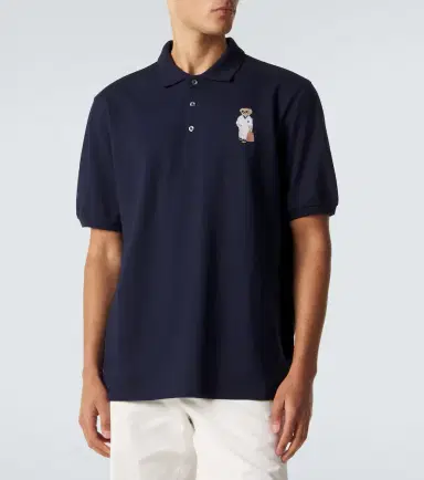 Ralph Lauren Purple Label Embroidered cotton and cashmere polo shirt | Thumbnail 5 Ralph Lauren Purple Label Embroidered cotton and cashmere polo shirt | Thumbnail 5