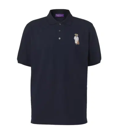 Ralph Lauren Purple Label Embroidered cotton and cashmere polo shirt | Thumbnail 1 Ralph Lauren Purple Label Embroidered cotton and cashmere polo shirt | Thumbnail 1