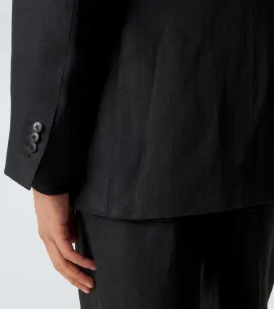 Saman Amel Double-breasted linen suit | Thumbnail 8 Saman Amel Double-breasted linen suit | Thumbnail 8