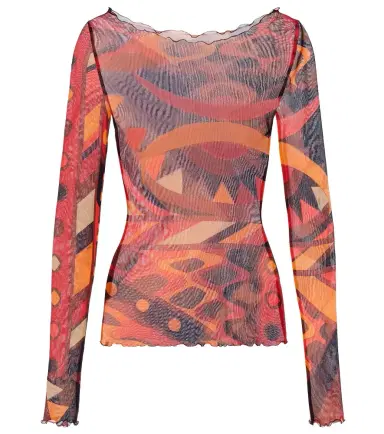 Pucci Vivara tulle crop top | Thumbnail 1 Pucci Vivara tulle crop top | Thumbnail 1