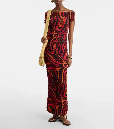 Pucci Occhi smocked maxi skirt | Thumbnail 2 Pucci Occhi smocked maxi skirt | Thumbnail 2