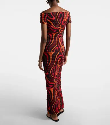 Pucci Occhi smocked maxi skirt | Thumbnail 3 Pucci Occhi smocked maxi skirt | Thumbnail 3