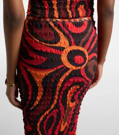 Pucci Occhi smocked maxi skirt | Thumbnail 4 Pucci Occhi smocked maxi skirt | Thumbnail 4