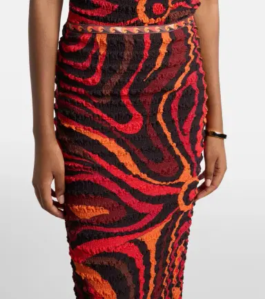 Pucci Occhi smocked maxi skirt | Thumbnail 5 Pucci Occhi smocked maxi skirt | Thumbnail 5