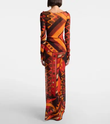 Pucci Vivara tulle maxi skirt | Thumbnail 5 Pucci Vivara tulle maxi skirt | Thumbnail 5