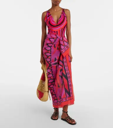 Pucci Vivara cotton beach cover-up | Thumbnail 5 Pucci Vivara cotton beach cover-up | Thumbnail 5