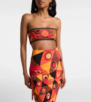Pucci Manuba cotton bandeau top | Thumbnail 4 Pucci Manuba cotton bandeau top | Thumbnail 4