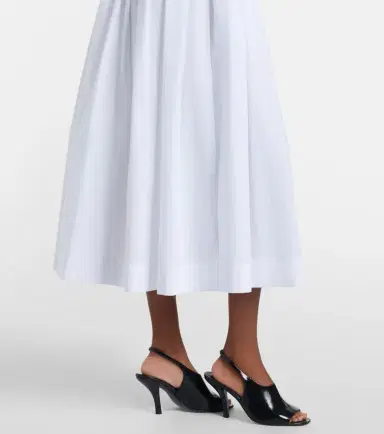 Joseph Kathe cotton poplin midi dress | Thumbnail 6 Joseph Kathe cotton poplin midi dress | Thumbnail 6