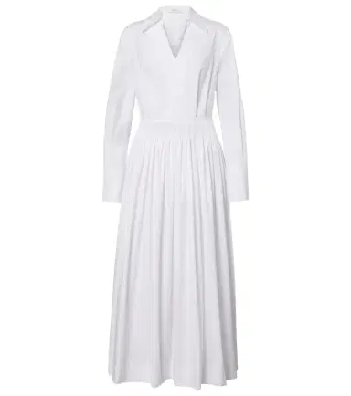 Joseph Kathe cotton poplin midi dress | Thumbnail 1 Joseph Kathe cotton poplin midi dress | Thumbnail 1