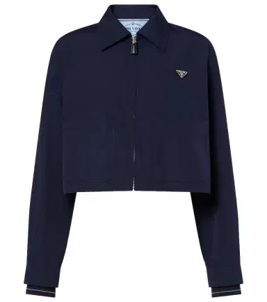 Prada Poplin blouson jacket | Thumbnail 1 Prada Poplin blouson jacket | Thumbnail 1