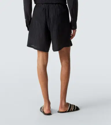 Umit Benan Julian linen and cotton shorts | Thumbnail 2 Umit Benan Julian linen and cotton shorts | Thumbnail 2