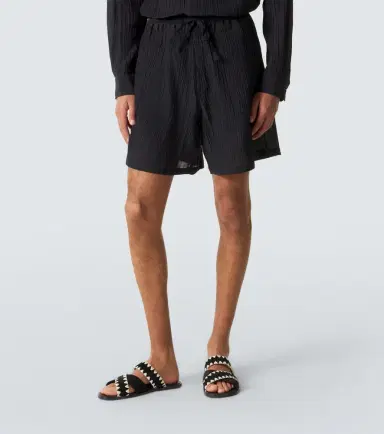 Umit Benan Julian linen and cotton shorts | Thumbnail 5 Umit Benan Julian linen and cotton shorts | Thumbnail 5