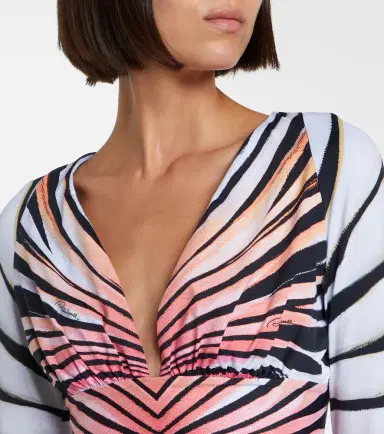 Roberto Cavalli Printed crop top | Thumbnail 2 Roberto Cavalli Printed crop top | Thumbnail 2