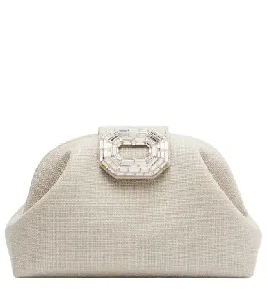 Amina Muaddi Camelia embellished clutch | Thumbnail 1 Amina Muaddi Camelia embellished clutch | Thumbnail 1