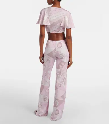 Pucci Occhi jersey straight pants | Thumbnail 5 Pucci Occhi jersey straight pants | Thumbnail 5