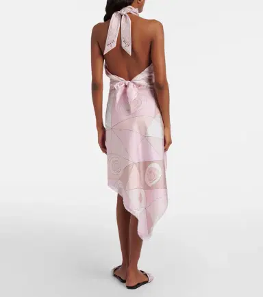 Pucci Occhi silk twill midi skirt | Thumbnail 5 Pucci Occhi silk twill midi skirt | Thumbnail 5