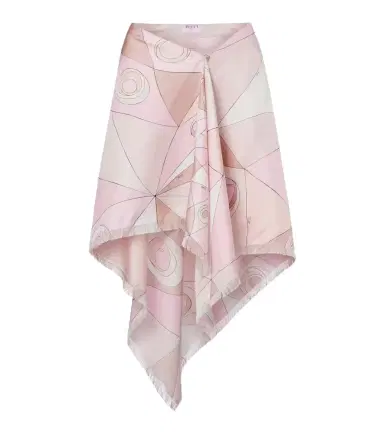 Pucci Occhi silk twill midi skirt | Thumbnail 1 Pucci Occhi silk twill midi skirt | Thumbnail 1