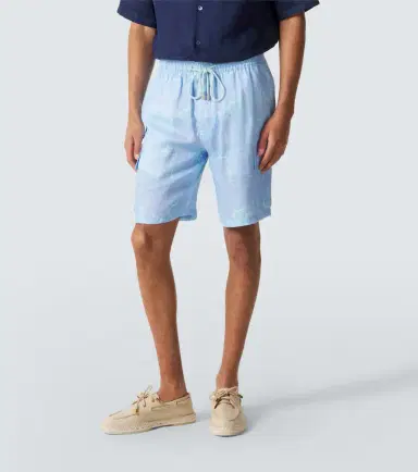 Vilebrequin Baie linen Bermuda shorts | Thumbnail 2 Vilebrequin Baie linen Bermuda shorts | Thumbnail 2