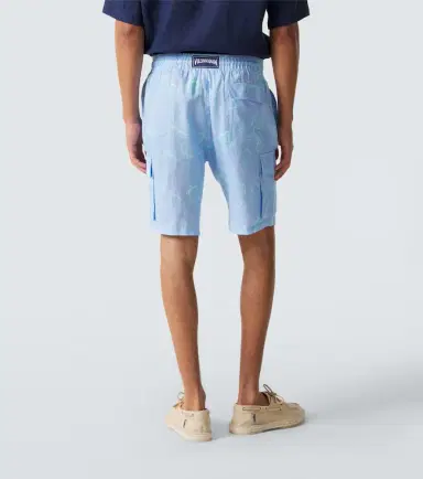Vilebrequin Baie linen Bermuda shorts | Thumbnail 6 Vilebrequin Baie linen Bermuda shorts | Thumbnail 6