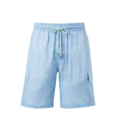 Vilebrequin Baie linen Bermuda shorts | Thumbnail 1 Vilebrequin Baie linen Bermuda shorts | Thumbnail 1