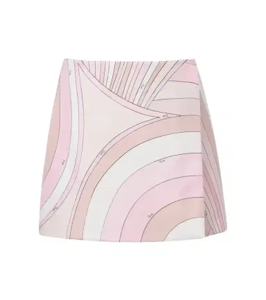 Pucci Iride silk twill miniskirt | Thumbnail 1 Pucci Iride silk twill miniskirt | Thumbnail 1