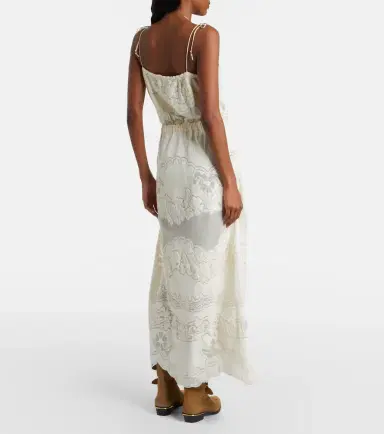 Isabel Marant Souane embroidered cotton-blend maxi dress | Thumbnail 6 Isabel Marant Souane embroidered cotton-blend maxi dress | Thumbnail 6