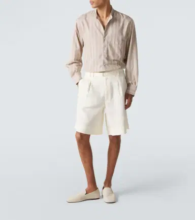 Stòffa Stòffa Belted linen Bermuda shorts | Thumbnail 2 Stòffa Stòffa Belted linen Bermuda shorts | Thumbnail 2