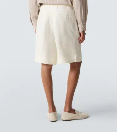 Stòffa Stòffa Belted linen Bermuda shorts | Thumbnail 4 Stòffa Stòffa Belted linen Bermuda shorts | Thumbnail 4