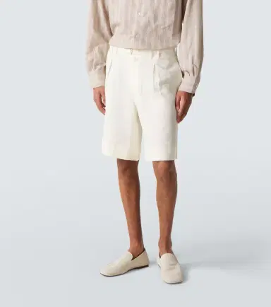 Stòffa Stòffa Belted linen Bermuda shorts | Thumbnail 5 Stòffa Stòffa Belted linen Bermuda shorts | Thumbnail 5