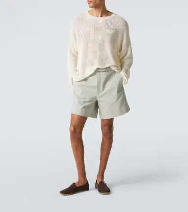Stòffa Stòffa Belted cotton and linen shorts | Thumbnail 2 Stòffa Stòffa Belted cotton and linen shorts | Thumbnail 2