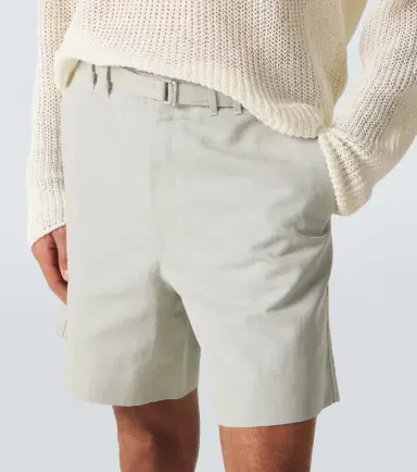 Stòffa Stòffa Belted cotton and linen shorts | Thumbnail 3 Stòffa Stòffa Belted cotton and linen shorts | Thumbnail 3