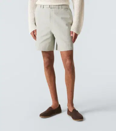 Stòffa Stòffa Belted cotton and linen shorts | Thumbnail 4 Stòffa Stòffa Belted cotton and linen shorts | Thumbnail 4