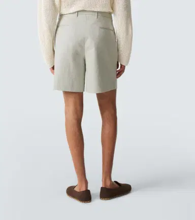 Stòffa Stòffa Belted cotton and linen shorts | Thumbnail 5 Stòffa Stòffa Belted cotton and linen shorts | Thumbnail 5
