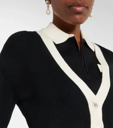 Valentino Bow-detail cotton cardigan | Thumbnail 4 Valentino Bow-detail cotton cardigan | Thumbnail 4