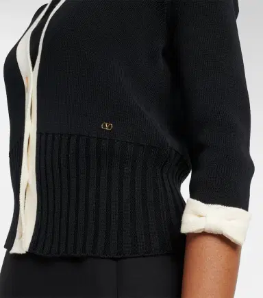 Valentino Bow-detail cotton cardigan | Thumbnail 6 Valentino Bow-detail cotton cardigan | Thumbnail 6