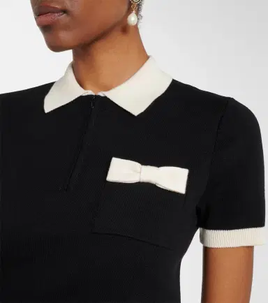 Valentino Bow-detail cotton polo shirt | Thumbnail 3 Valentino Bow-detail cotton polo shirt | Thumbnail 3