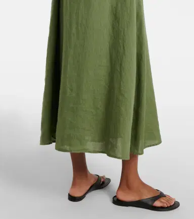 Velvet Reta linen midi dress | Thumbnail 4 Velvet Reta linen midi dress | Thumbnail 4