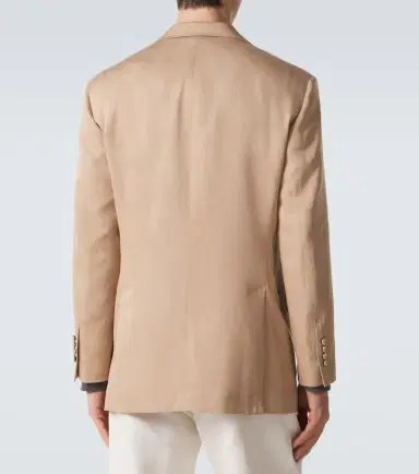 Brunello Cucinelli Silk and linen blazer | Thumbnail 5 Brunello Cucinelli Silk and linen blazer | Thumbnail 5
